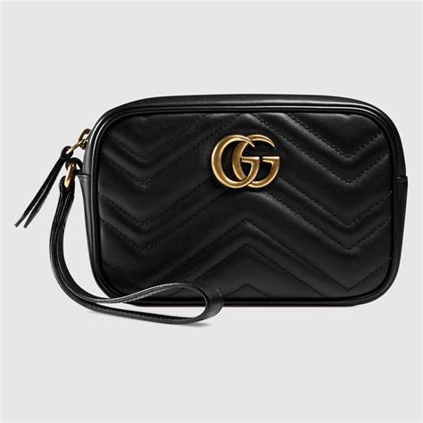 gucci gg marmont wrist wallet|Gucci Marmont coin case.